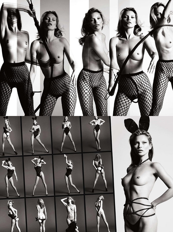 KATE MOSS  PLAYBOY POZLARI BASINA SIZDI
